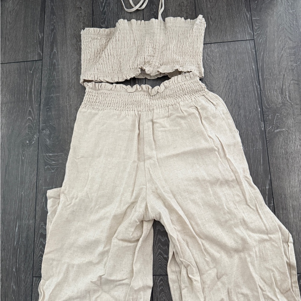 Women's Cream two piece